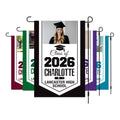 Personalized Graduation Garden Flag 2026, Custom Photo Name School Flag, Class of 2026 Yard Flag, Double Sided Outdoor Decor Gift
