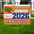 Personalized College Bound Yard Sign Class of 2026, Graduation Yard Sign Senior 2026 Sign, University Bound Grad Sign Outdoor Decoration