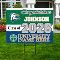 Personalized College Bound Yard Sign Class of 2026, Graduation Yard Sign Senior 2026 Sign, University Bound Grad Sign Outdoor Decoration