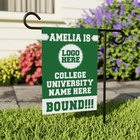 Personalized College Graduation Garden Flag, Double-Sided Custom School, University Logo, Class of 2026 Yard Sign, Graduate Celebration Flag
