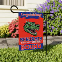 Personalized College Graduation Garden Flag, Double-Sided Custom School, University Logo, Class of 2026 Yard Sign, Graduate Celebration Flag