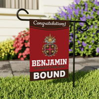 Personalized College Graduation Garden Flag, Double-Sided Custom School, University Logo, Class of 2026 Yard Sign, Graduate Celebration Flag