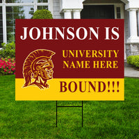 Personalized College Bound Yard Sign Class of 2026, Graduation Yard Sign Senior 2026 Sign, University Bound Grad Sign Outdoor Decoration