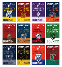 Personalized College Graduation Garden Flag, Double-Sided Custom School, University Logo, Class of 2026 Yard Sign, Graduate Celebration Flag
