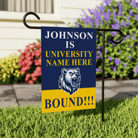 Personalized College Graduation Garden Flag, Double-Sided Custom School, University Logo, Class of 2026 Yard Sign, Graduate Celebration Flag
