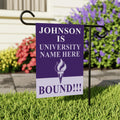 Personalized College Graduation Garden Flag, Double-Sided Custom School, University Logo, Class of 2026 Yard Sign, Graduate Celebration Flag