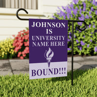 Personalized College Graduation Garden Flag, Double-Sided Custom School, University Logo, Class of 2026 Yard Sign, Graduate Celebration Flag