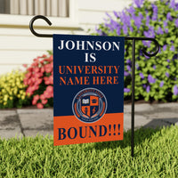 Personalized College Graduation Garden Flag, Double-Sided Custom School, University Logo, Class of 2026 Yard Sign, Graduate Celebration Flag