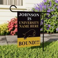 Personalized College Graduation Garden Flag, Double-Sided Custom School, University Logo, Class of 2026 Yard Sign, Graduate Celebration Flag