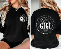 She Is Gigi Shirt, Bible Verse Shirt, Blessed Grandma Shirt, Christian Mothers Day Tee, Gift for Grandmother Shirt, Faith Gift, Front Back