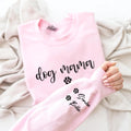 Personalized Dog Mama Sweatshirt, Custom Dog Mom Shirt, Dog Owner Outfit Tee, Dog Mama Clothing, Birthday Tee, Dog Mom Gifts, Front Sleeve