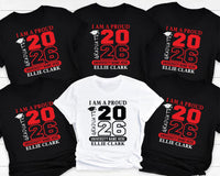 College Graduation Matching Family Shirt, Custom Class of 2026 Shirt, Senior Grad Squad Tee, Proud Mom Dad Shirt, Grad Gifts