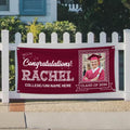 Personalized Graduation Banner with Photo, Custom Name School Banner 2026, Class of 2026 Outdoor Graduation Party Decoration Yard Sign