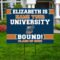 Personalized College Bound Yard Sign Class of 2026, Graduation Yard Sign Senior 2026 Sign, University Bound Grad Sign Outdoor Decoration