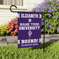 Personalized College Bound Garden Flag, Class of 2026 Flag, Senior 2026 Graduation Flag, Future College Banner, Graduation Decor Gift