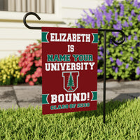 Personalized College Bound Garden Flag, Class of 2026 Flag, Senior 2026 Graduation Flag, Future College Banner, Graduation Decor Gift