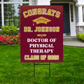 Personalized Graduation Yard Sign 2026, Graduate 2026, Class of 2026, Custom Doctor of Pharmacy Graduation 2026 Yard Sign with Metal H-Stake