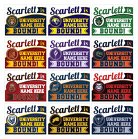 Personalized College Bound Yard Sign Class of 2026, Graduation Yard Sign Senior 2026 Sign, University Bound Grad Sign Outdoor Decoration