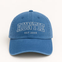 Custom Uncle Est 2026 Embroidered Hat, Auntie Est Cap, New Aunt Gift, Baby Announcement Gift, Future Aunt Baseball Hat, Pregnancy Reveal