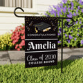 Custom College Bound Garden Flag Class of 2030, Personalized College Yard Sign Flag, Future College Banner, Graduation Decor Gift