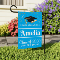 Custom College Bound Garden Flag Class of 2030, Personalized College Yard Sign Flag, Future College Banner, Graduation Decor Gift