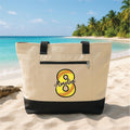 Personalized Softball Birthday Tote Bag with Name and Age, Custom Baseball Birthday Gift Bag, Girls Sports Birthday Bag, Softball Gift