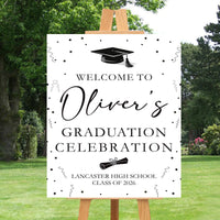 Graduation Welcome Sign 2026 Foam Board, Personalized Graduation Party Sign, Class of 2026 Welcome Poster, Senior Celebration Decor