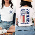 America 250th Anniversary Shirt, 1776 2026 USA Shirt, 250 Years of America Tee, Patriotic American Flag, Memorial Day Shirt, Front Back