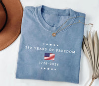 America 250th Birthday Shirt, July 4 2026 Shirt, Independence Day Tee, Patriotic USA Shirt, Unisex America Shirt, USA Gifts, Americans Gifts