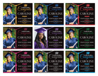 Personalized Graduation Yard Sign 2026 with Photo, Graduate Picture Sign, Class of 2026, Custom Graduation 2026 Yard Sign with Metal H-Stake