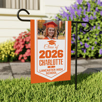 Personalized Graduation Garden Flag 2026, Custom Photo Name School Flag, Class of 2026 Yard Flag, Double Sided Outdoor Decor Gift