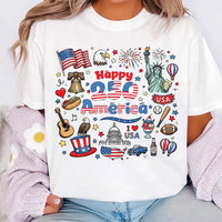 Happy 250 America Shirt, Patriotic Kids Shirt, 1776 2026 Tee, Independence Day Shirt, Unisex America Shirt, USA Gifts, Gifts for Kids