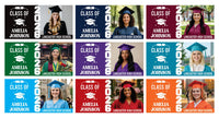 Graduation Banner, Custom Photo Vinyl Banner, Class of 2026, Graduation 2026, Personalized School Banner with Name Photo Decor