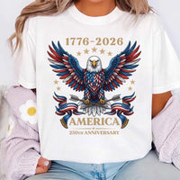 250th Anniversary America Shirt, Patriotic Eagle Shirt, 1776 2026 Tee, 4th Of July Shirt, Unisex Patriotic Shirt, USA Gifts, Americans Gifts