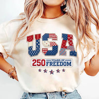USA 250 Year Of Freedom Shirt, America 1776 2026 Shirt, Patriotic USA 250 Tee, July 4th Shirt, USA Shirt