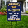 Personalized Graduation Yard Sign 2026, Graduate 2026, Class of 2026, Custom Doctor of Pharmacy Graduation 2026 Yard Sign with Metal H-Stake