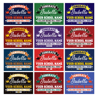 Personalized College Bound Yard Sign Class of 2026, Graduation Yard Sign Senior 2026 Sign, University Bound Grad Sign Outdoor Decoration