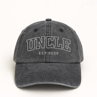 Custom Uncle Est 2026 Embroidered Hat, Auntie Est Cap, New Aunt Gift, Baby Announcement Gift, Future Aunt Baseball Hat, Pregnancy Reveal