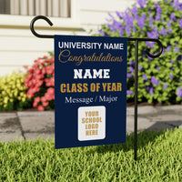 Personalized Graduation 2026 Garden Flag, Double Sided, Custom College Bound, Outdoor Graduation Decoration Yard Sign, Class of 2026 Flag