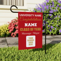 Personalized Graduation 2026 Garden Flag, Double Sided, Custom College Bound, Outdoor Graduation Decoration Yard Sign, Class of 2026 Flag