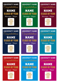 Personalized Graduation 2026 Garden Flag, Double Sided, Custom College Bound, Outdoor Graduation Decoration Yard Sign, Class of 2026 Flag
