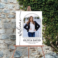 Graduation Welcome Sign, Custom Photo Foam Board Sign, Class of 2026, Graduation 2026, Personalized Party Entrance Decor with Name