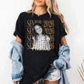Personalized Vintage Photo Senior Shirt, Class Of 2026 Grad Tee, Custom Name Graduation Shirt, Retro Senior Outfit, Gifts for Her