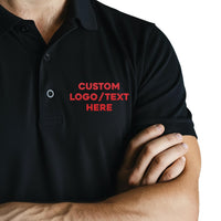 Custom Embroidered Polo Shirt for Men and Women, Personalized & Printed Polo Shirts for Business, Casual Wear, Sports Teams, Work Uniforms (Adult)