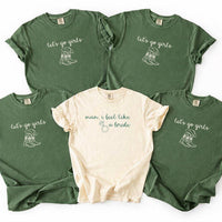 Bride Squad Shirts, Bachelorette Party Shirts, Western Cowgirl Bride Tee, Lets Go Girls Bridal Party Matching Shirts Gift