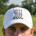 Personalized Best Dad By Par Embroidered Golf Hat, Custom Father's Day Cap, Grandpa Golf Gift, Adjustable Dad Hat for Stylish Golf Dads Gift