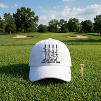Personalized Best Dad By Par Embroidered Golf Hat, Custom Father's Day Cap, Grandpa Golf Gift, Adjustable Dad Hat for Stylish Golf Dads Gift