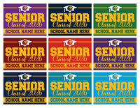 Personalized Senior Graduation Yard Sign 2026 with Mascot - Grad Sign, Class of 2026, Custom Graduation 2026 Yard Sign with Metal H-Stake