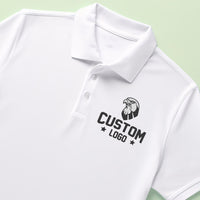 Custom Embroidered Polo Shirt for Men and Women, Personalized & Printed Polo Shirts for Business, Casual Wear, Sports Teams, Work Uniforms (Adult)