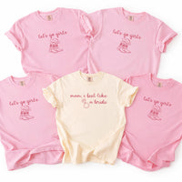 Bride Squad Shirts, Bachelorette Party Shirts, Western Cowgirl Bride Tee, Lets Go Girls Bridal Party Matching Shirts Gift